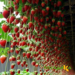 Клубника ампельная Анастасия купить по цене от 370р. в интернет-магазине «Посадика» с доставкой почтой в в Данкове и по всей России – [изображение №1].